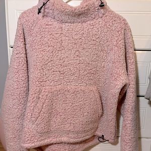 Pink Victoria Secret Sherpa Pullover